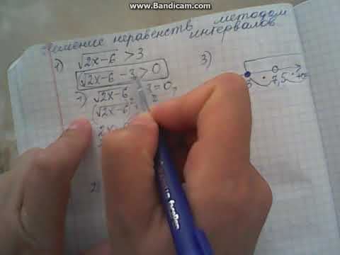 Видео: иррациональные неравенства методом интервалов 1