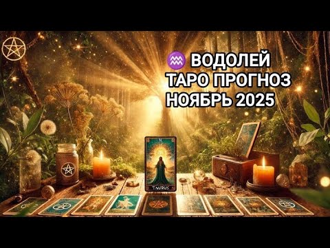 Видео: ♒ ВОДОЛЕЙ 🍁 ТАРО ПРОГНОЗ НА НОЯБРЬ 2025