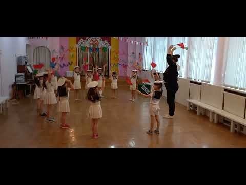 Видео: выход на 23 февраля #спортивный праздник #два корабля #çocuklar  #средняя группа #руба #children