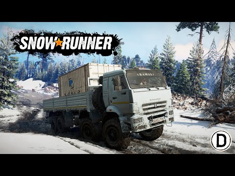Видео: Поддать напряжения - мод карта Зима в Колхозе - SnowRunner