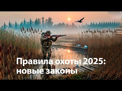Видео: Правила охоты 2025: Новые законы