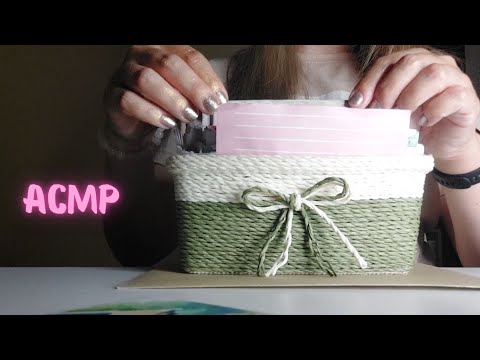 Видео: Бумажный АСМР⭐️Шуршу бумагой🌙asmrpaper