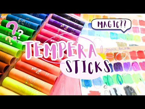 Видео: Что ЭТО такое??? Темперные палочки - стоят ли они того?