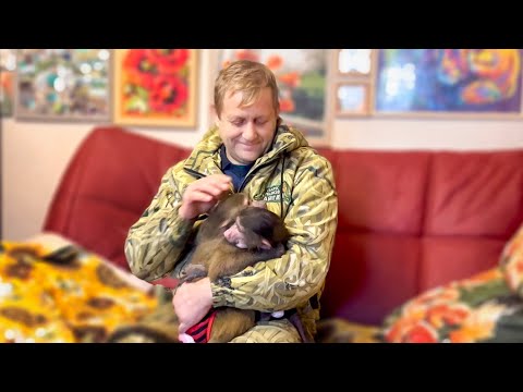 Видео: ХОХМА! Люська СБЕЖАЛА из вольера, но тут к нам зашел Олег Зубков и Люську как подменили)))