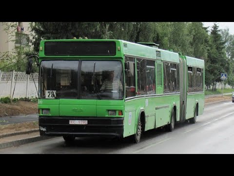 Видео: ИНФОРМАТОР автобусного маршрута №28 г. Минска (голос Эдуарда Данченко)