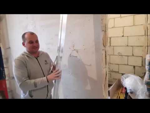 Видео: Полный процес машинной штукатурки