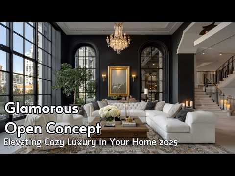 Видео: Гламурная концепция открытого пространства: создание уютной роскоши в вашем доме в 2025 году
