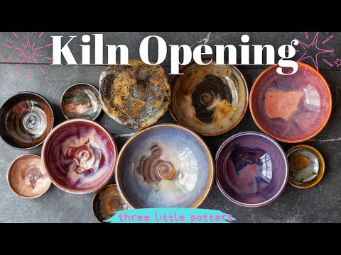 Видео: Открытие печи 31: Эксперименты с цветами осенней глазури