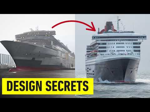Видео: СЕКРЕТЫ ДИЗАЙНА QM2: Дизайнер океанского лайнера раскрывает секреты Queen Mary 2