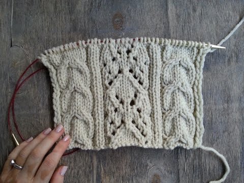 Видео: Шарф с ажурным узором "Валерия". Спицами. Экспресс МК.