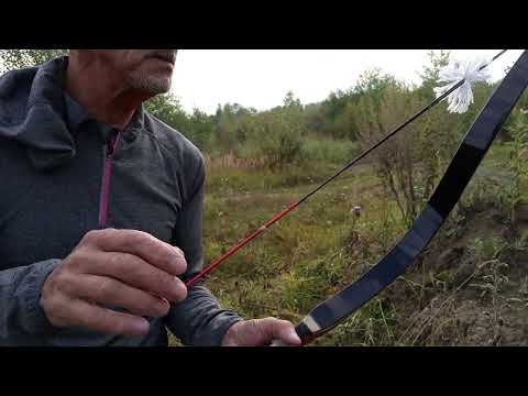 Видео: Новая  самодельная тетива . Проверка