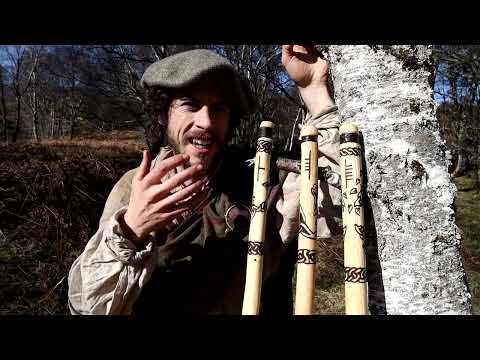 Видео: Посохи из кельтской мифологии о деревьях. История трёх деревьев, изображённых на трости. Использо...