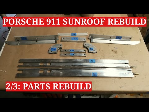 Видео: Самостоятельная сборка люка Porsche 911 с воздушным охлаждением. Часть 2 из 3: Восстановление ком...