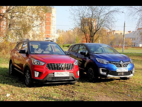 Видео: Полноприводные Renault Kaptur или Hyundai Creta? Как француз корейца бил клиренсом.ТЕСТ ОБЗОР 2020