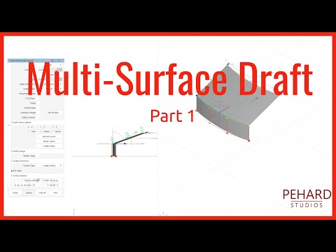Видео: Теория. Урок 9.1 Multi-surface Draft | Draft Angle, Length, Angle Calculation, Length mode