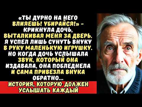 Видео: Дочь запретила мне видеть внука, но я успел сунуть ему в руку игрушку и…