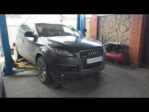 Видео: Замена переднего правого верхнего рычага на АУДИ Q7 2006 AUDI Q7 3,0 дизель