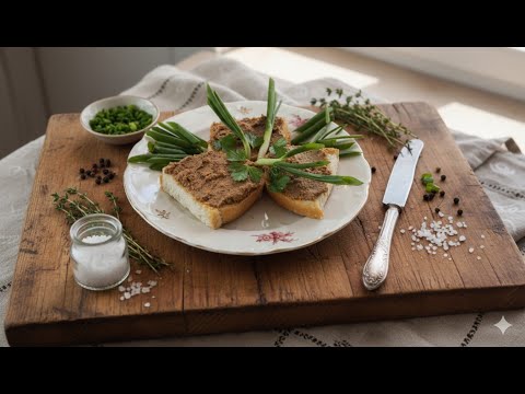 Видео: Как приготовить нежнейший паштет дома за 20 минут