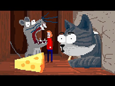 Видео: СПАСТИСЬ ИЗ МИРА ГИГАНТОВ ► McPixel 3 |3|