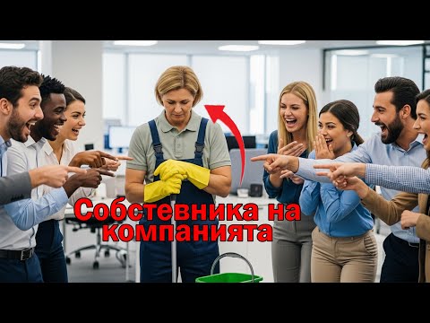 Видео: ЧИСТАЧКАТА беше унижавана всеки ден... докато не разбраха, че е СОБСТВЕНИК на компанията!