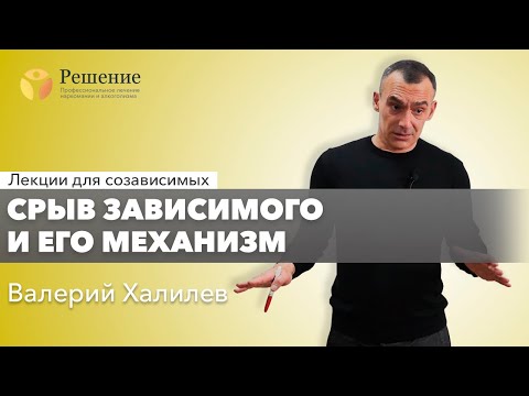Видео: 🔴 Срыв зависимого и его механизм | Лекция для созависимых Валерия Халилева