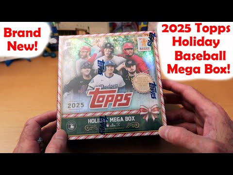 Видео: Совершенно новый! Мегабокс Topps Holiday Baseball 2025!