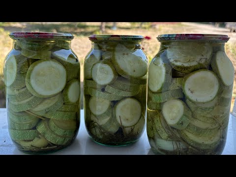 Видео: Хрустящие кабачки на зиму — лучший рецепт!
