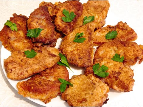 Видео: Целая тарелка отбивных из Гуманитарной тушенки!, Отбивные из гуманитарки!