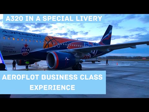 Видео: Бизнес-класс авиакомпании Аэрофлот | Москва (Шереметьево) - Пермь | Airbus A320