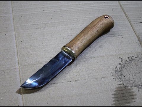 Видео: Нож из напильника