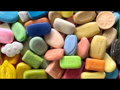 Видео: ASSORTED soap | Cutting soap (no talking) | АСМР Резка мыла | #asmrsoap #carvingsoap *628