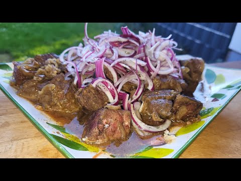 Видео: Говяжья печень в казане за 10 минут   #говядина#печень#казан#вкусно#быстро#кухня#природа#ножи