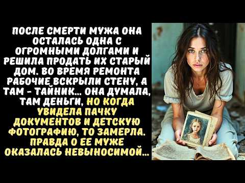 Видео: ВДОВА продала дом и нашла в стене тайник МУЖА, а когда увидела, ЧТО он скрывал, сползла на пол...