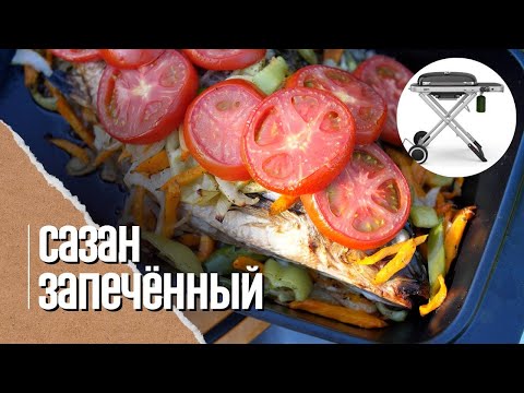 Видео: 🔥🐟 САЗАН в гриле. Летний рецепт для рыбалки в Weber traveler