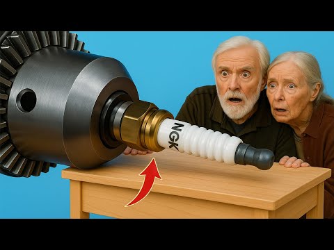 Видео: Просто вставьте свечу зажигания в дрель 😱!! Миллионы не знают об этом гениальном лайфхаке