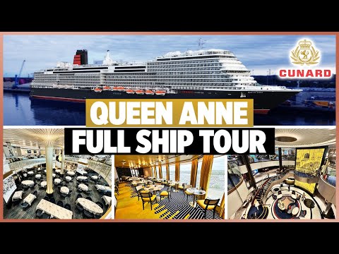 Видео: Cunard Line | Полная экскурсия по лайнеру Queen Anne [Снято в формате 6K Ultra HD]