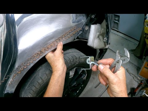 Видео: Chevrolet Equinox ремонт заднего крыла и переднего бампера ч2.