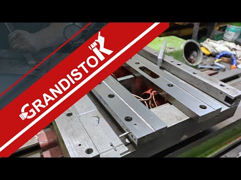 Видео: Ремонт направляющих фрезерного стола TOS FN40