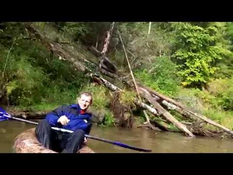 Видео: Пакрафтинг на оз Вялье и реке Ящере 2015