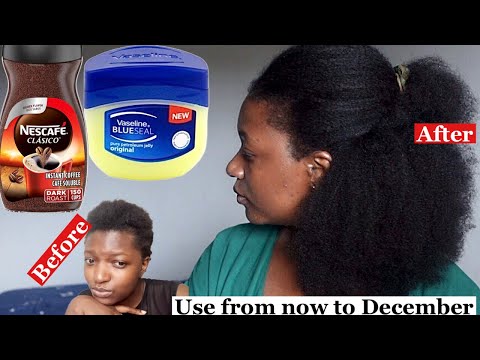 Видео: Используйте прямо сейчас и до декабря! 😲 Вот как я смешиваю вазелин с кофе для невероятного роста...