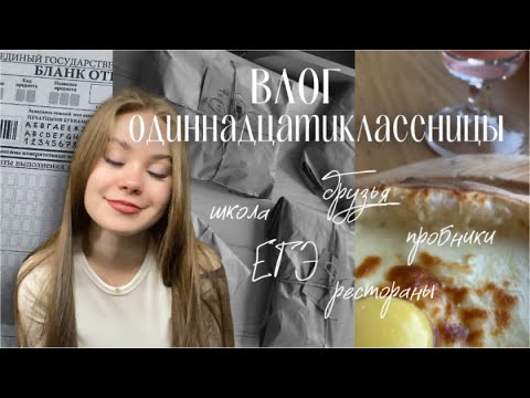 Видео: влог одиннадцатиклассницы