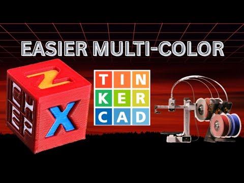 Видео: Упрощенная многоцветная 3D-печать из Tinkercad в BambuStudio