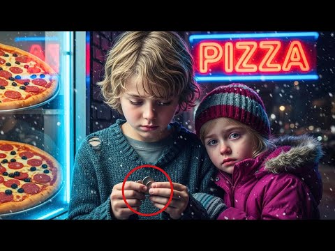 Видео: 💔 Бедный мальчик считал монеты, чтобы купить пиццу сестре… пока миллиардер не увидел 😢