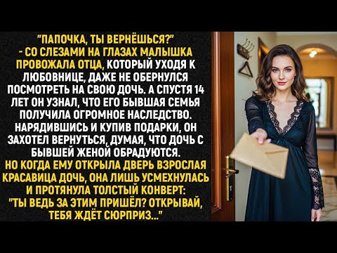 Видео: "Папочка, ты вернёшься?" - со слезами на глазах малышка провожала отца, который уходя к любовнице...