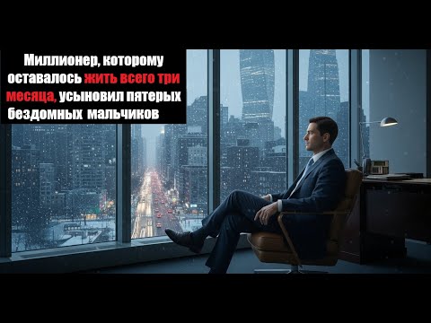 Видео: Они смеялись, когда миллионер, которому оставалось жить три месяца, усыновил пятерых мальчиков!