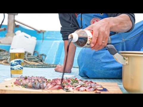 Видео: Что будет, если рыбак добавит японского омара в обычную лапшу?!