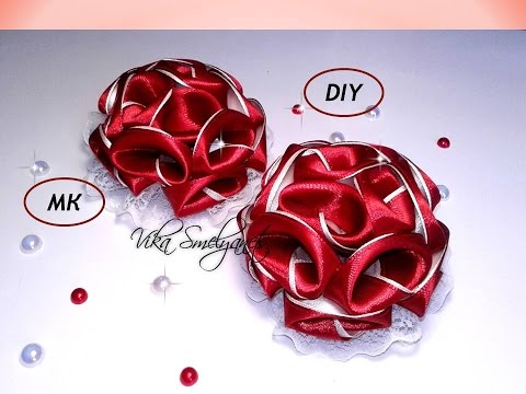 Видео: Цветок с новым лепестком на резинке/МК/ DIY/ new petal