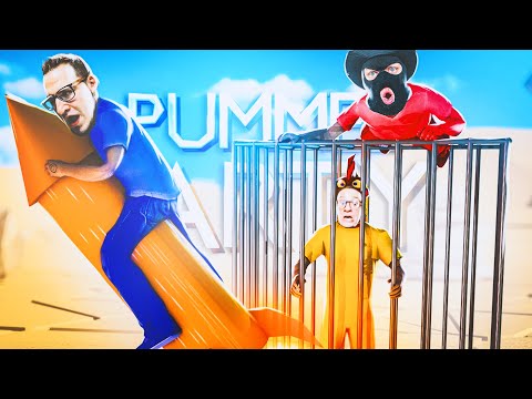 Видео: БАНДА ЮТУБА В ШОКЕ ОТ ЭТОЙ ИГРЫ В PUMMEL PARTY!