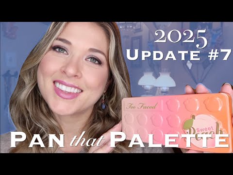 Видео: Pan that Palette 2025 // Обновление №7 — Обзор палетки Too Faced Sweet Peach