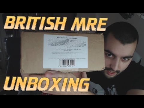 Видео: Unboxing: MRE British. Храна готова за ядене, Английска 3000 калории